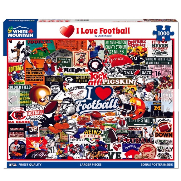 Puzzle White Mountain 1000 Pezzi &ndash; Washington State &ndash; 24x30 Pollici &ndash; Nuovo Sigillato